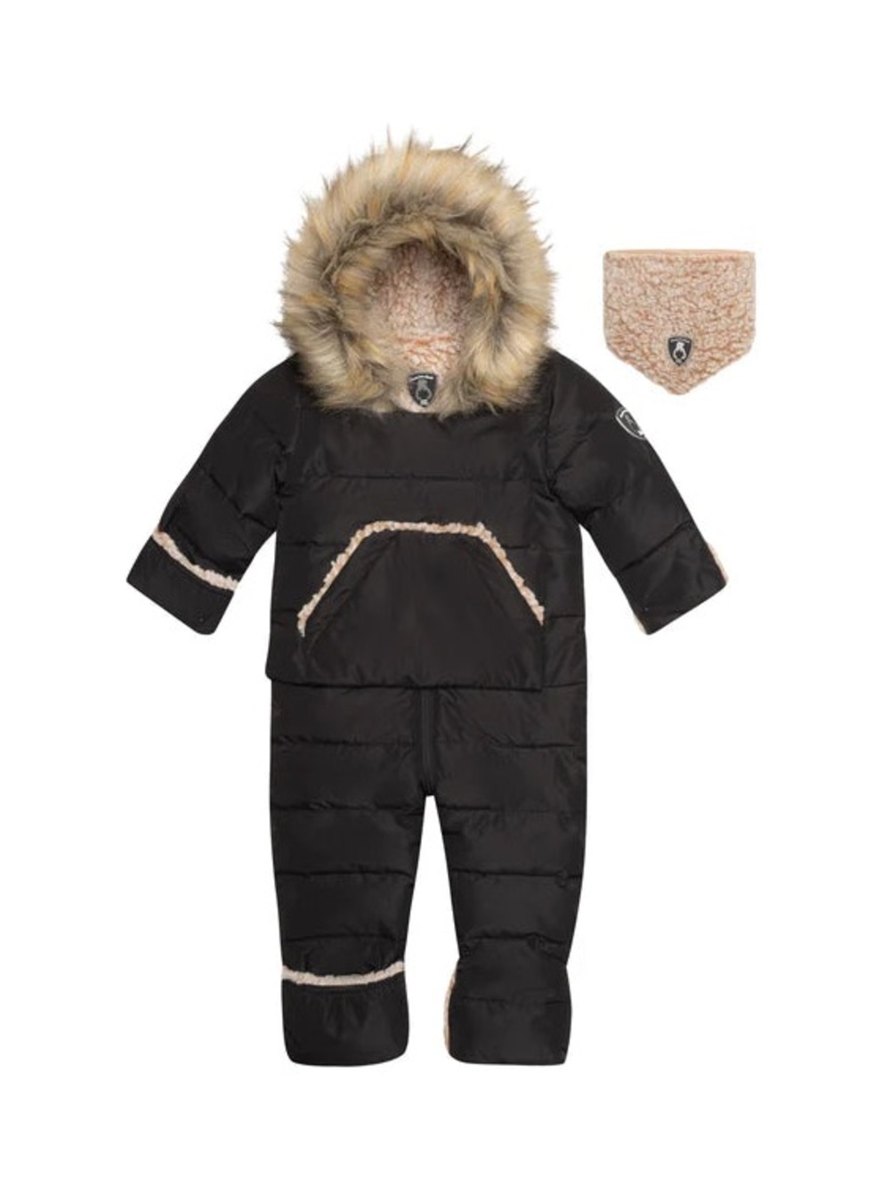 Deux par Deux 12m Car Seat Safe Snowsuit